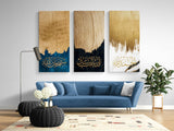Triptyque Calligraphie Moderne