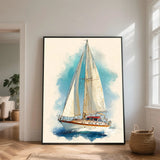 Tableau voilier classique intemporel