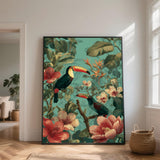 Toucan Tropical Art Mural Moderne