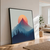 Montagnes au Couchant Majestueux