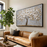 Arbre Fleurs Blanches