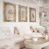 Lot de 3 Affiches Islamiques