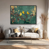 Oiseau Jaune & Baies