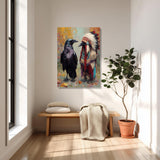 Duo de Corbeaux Artistiques