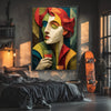 Femme Cubiste Élégante