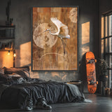 Grue Majestueuse en Vol