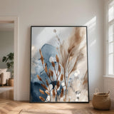 Toile Fleurs Style Abstrait