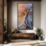 Décor Mural Arbre Abstrait Poétique