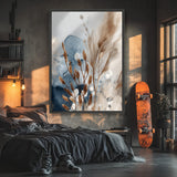 Toile Fleurs Style Abstrait