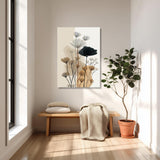 Fleurs Minimalistes Linéaires